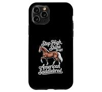 Horse American Saddlebred Step High, Shine Bright Custodia per iPhone 11 Pro