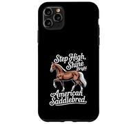 Horse American Saddlebred Step High, Shine Bright Custodia per iPhone 11 Pro Max