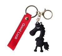 Horse Bag Charm - Lunar Horse Keychain | Sports Bag Animal Pendant | Handbags Decorative Horses Charm | For Friends Colleagues Fans Birthday Festival Home Travel New Year Collection Accessory