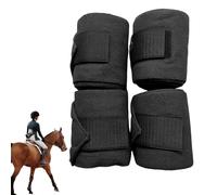 Horse Bandages For Legs - Cotton 250x12x0.3cm | 4 Pieces Horse Front Legs Wraps Guard | Protective Bandaging For Tendon Support, Riding, Training, Outdoor Equestrian Activities