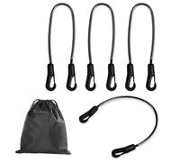 Horse Blanket Leg Straps - Leg Strapss Replacement with Double-Ended Clips, Adjustable Elastic Tail Strap, Comfortable & Secure Fixing Belt for Animal Sheets in Outdoor, Stable Home Or Zoo Use