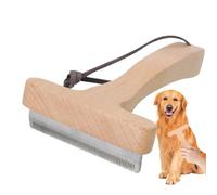 Horse Brush Deshedder, Detangling Pet Comb, Rust-Proof Shedding Brush, Small Medium Horses, Puppies, Kittens, Cats, Grooming Tool for Tangles and Loose Furs Removal