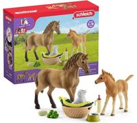Horse Club 42432 Sarah's Bambino Cavallo Animale Cura Figura Giocattolo Schleich