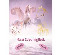 Horse Coloring Book: Simple Horse Coloring Book