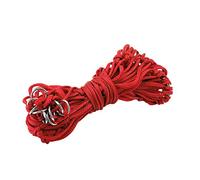 Horse Forage Net Slow Feeder Bag | Nylon Ripple Knot for Safer Eating | Large Capacity Bag for 1-2 Horses/Stalls/Trailers (Rossa)