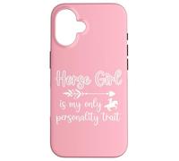 Horse Girl è il mio unico tratto di personalità Custodia per iPhone 16