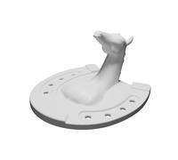Horse Head Wall Mount Decorative 3D Art Piece for Modern Home Decor
