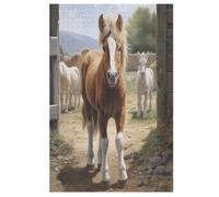 Horse Jigsaw Puzzle 1000 Pezzi Per Adulti Gioco Jigsaw Toys Adolescenti Puzzles Gifts Decorazione Murale 78×53cm
