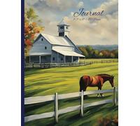 Horse Journal | 8.5" x 11" Wide-Ruled with Dateline - 110 Pages: Horse-Themed Writing Notebook for Horseback Riding Enthusiasts, Horse Lovers, Horse Racing Fans and Those Who Cherish Country Life