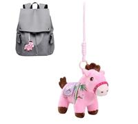 Horse Keychain - 14 cm 2026 Horses Charm, Cute Plush New Year's Doll Decoration Ornament, 2026 Lucky Horse Year Purse Charm | For Backpack Boyfriend Girl Women Car Valentines Christmas, rosa, Consulte