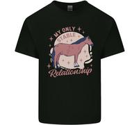 Horse La Mia Unica Relazione Stabile Maglietta Equestrian Per Bambini