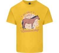 Horse La Mia Unica Relazione Stabile Maglietta Equestrian Per Bambini