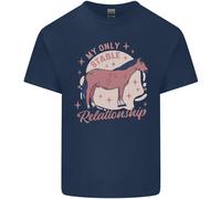 Horse La Mia Unica Relazione Stabile Maglietta Equestrian Per Bambini