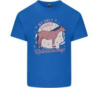 Horse La Mia Unica Relazione Stabile Maglietta Equestrian Per Bambini