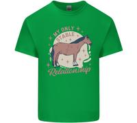Horse La Mia Unica Relazione Stabile Maglietta Equestrian Per Bambini