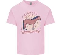 Horse La Mia Unica Relazione Stabile Maglietta Equestrian Per Bambini