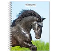 Horse Lovers 2026 6 x 7.75 Inch Spiral-Bound Wire-O Weekly Engagement Planner