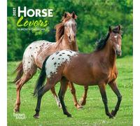 Horse Lovers 2027 7 X 14 Inch (Hanging) Monthly Mini Wall Calendar