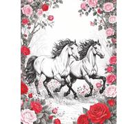 Horse Lover's Coloring Book: Adult Coloring Book for Those Who Love Horses