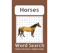 Horse lovers Word search puzzle Book: Word searches with easy to read print about horses, horseback Riding, horse lovers, horse Racing and more | 6X9 ... for vacations, back to school and free times