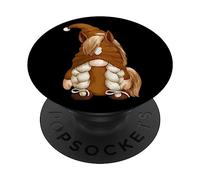 Horse Mom Gnome For Women And Just A Girl Who Loves Horses PopSockets PopGrip Adesivo