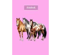 Horse Notebook: A Wide Variety Of Horses And Ponies On Each Lined Page, Perfect Themed Gift For Horse Lovers - Pink