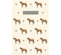 Horse Notebook: Cute Aesthetic Lined Journal for Horse & Pony Lovers, Riders and Owners