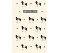 Horse Notebook Hardcover: Cute Aesthetic Lined Journal for Horse & Pony Lovers, Riders & Owners