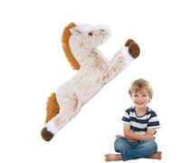 Horse Plush, peluche Douce Et Pour Collection Décoration Mignon Éducatif Ferme Zoo École Pâques Fille Bébé Famille Extérieur | Jouet Cheval Doux Simulation,