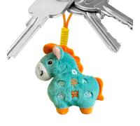 Horse Plush - PP Cotton Cute Blessing Pendant Ornament | Chinese Theme Stuffed Animal Keychain with Lanyard for Christmas, Spring Festival, Birthday, Party, and Home Decor