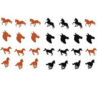 Horse Pony Stallion Collections (Horse Vinyl Stickers Black and Brown)