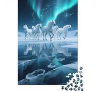 Horse Puzzle 1000 Pezzi, Horse Race Strumento Cognitivo, Progetto Condiviso, Opera Da Mostrare 1000pcs (75x50cm)