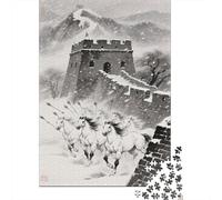 Horse Puzzle 1000 Pezzi Premium, Horse Race Mappa Concettuale Tattile, Esperienza Unificante, Regalo Iconico 1000pcs (75x50cm)