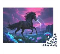 Horse Puzzle 1000 Pezzi Puzzle Per Adulti E Ragazzi Flowers And Plants Puzzle Difficile Sfida Puzzle Giochi Decorazione Della Famiglia 1000pcs (75x50cm)