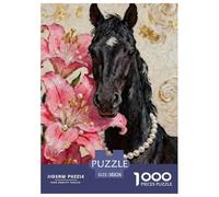 Horse Puzzle 1000 Pezzi Relax Animals - Ideale Per Meditazione E Mindfulness, Alta Definizione, Giochi Da Tavolo - 38x26cm/1000pcs
