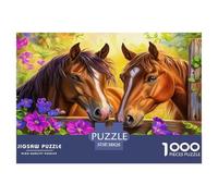 Horse Puzzle Da 1000 Pezzi Per Amici in Riunione: Collaborare E Passare Un Momento Unico!