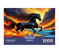 Horse Puzzle Da 1000 Pezzi Per Amici in Riunione: Collaborare E Passare Un Momento Unico!