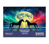 Horse Puzzle Da 1000 Pezzi Per Chi Ama I Paesaggi Urbani: Ricrea Città Famose E Migliora La Memoria!