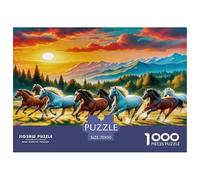 Horse Puzzle Da 1000 Pezzi Per Famiglie Che Cercano Attività Educative: Impara Mentre Ti Diverti!