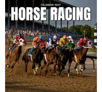 Horse Racing Calendar 2027: Racing Horses and Track Scenes