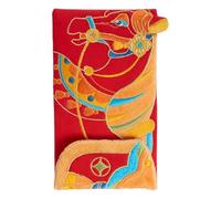 Horse Red Envelope - Fabric 2026 Horse Patterns Money Packet, Wedding Birthday Celebration, Adults Lovers Friends Mom Dad Kids Gift, Fabric Hongbao, Single Unit Red