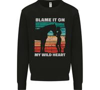 Horse Riding My Wild Heart Equestrian Uomo Sweatshirt Jumper