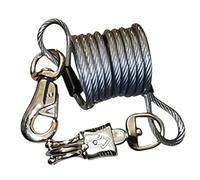 Horse Rope Halter - Adjustable Lead Rope for Farm Stable Use | Shock Absorbing Spiral Design with Soft Grip, Comfortable Training Ropes for Horses Cattle Sheep Livestock Feeding, 30cm Green Red Silver