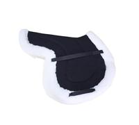 Horse Saddle Pad Bareback Washable Practical Riding Accessories Back Blanket For Daily Show per Ogni Cavaliere(Black)