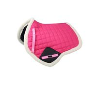 Horse Saddle Pad Comfortable Equestrian Gear Sweat Absorbing Seat Cushion per Ogni Cavaliere(Pink)