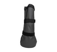 Horse Soaking Boot - Black, 18 Inch Height, Multifunctional Hoof Soaker Bag, Leakproof PVC Construction, Triple Adjustable Straps, Thickened EVA Foam Pad | Stable, Field, Training, Outdoor, Racing, Ou