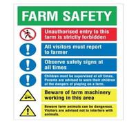 Horse Stable Area Keep Quiet Sign 12x8 Inch