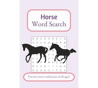 Horse-Themed Word Search Puzzle Book: Fun and Easy Puzzles About Horses, Stables, and Farm L: Over 50 Puzzles | Large Print | 6x9 Inches | Great Gift for Horse Lovers