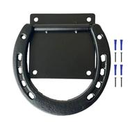 Horse Tie Ring - 5inch Heavy Duty Ring | Iron Stable Hardware - Wall Mounted Tie Rings with Expansion Screws for Secure Horse Tethering in Barns Stables Fences or Outdoor Riding Preparation Areas.