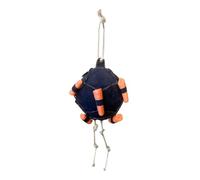 Horse Toy Feeder, Stall Treat Ball, Arricchment Reliefs, design a sospensione durabile, Easy Riemping Dispenser per il gioco di alimentazione del fienile di capra di capra, 21.65x9,84 pollici